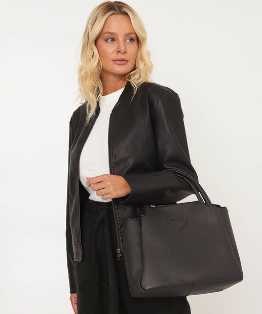 Bolsa De Mão Tote Feminina Marisa Preto
