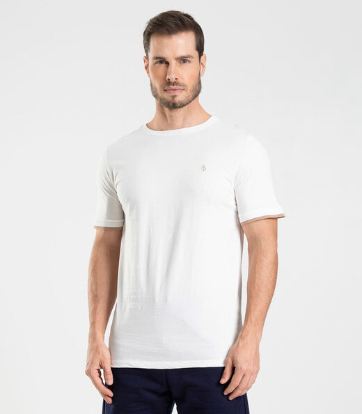 Image_Camiseta Meia Malha Masculina Diametro Bege