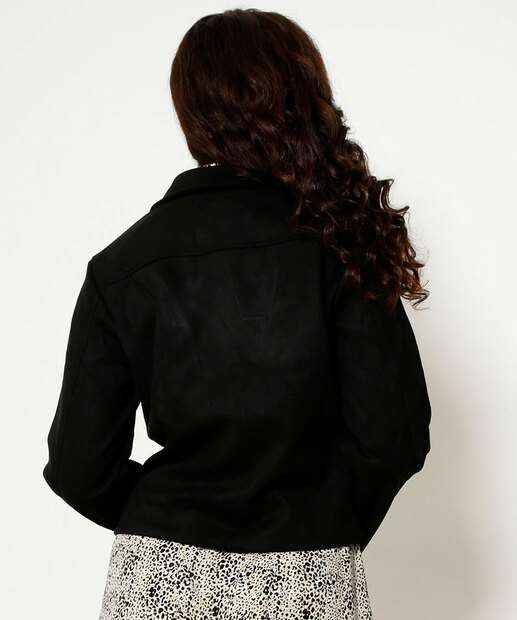 Jaqueta Feminina Suede Biker Marisa