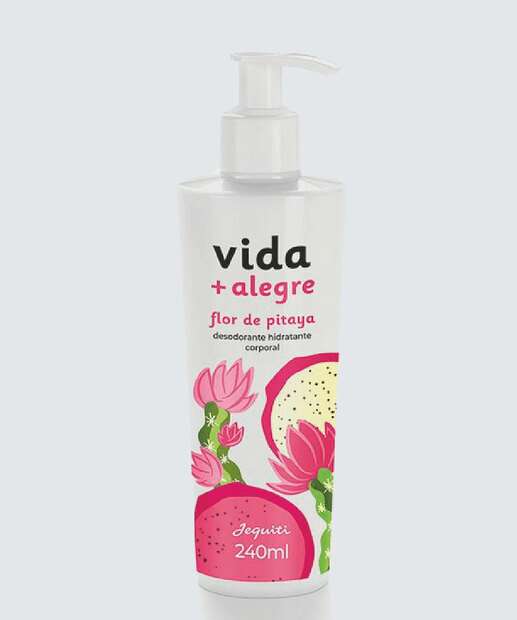 Creme Hidratante Corporal Alegre Flor Pitaya Jequiti 250ml