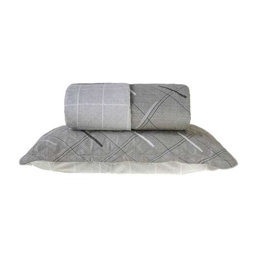 Jogo Cobre-leito Dupla Face Queen Bene Casa Bege