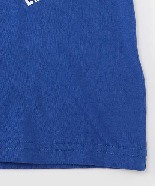 Camiseta Infantil Manga Curta Sonic Tam 4 a 10 Azul