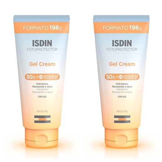 Image_Kit com 2 Unidades de Protetor Solar Corporal Isdin Gel Cream FPS 50e 198g