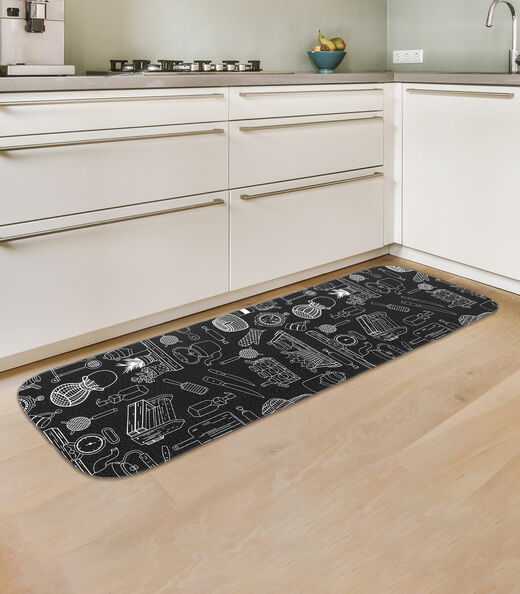 Image_Tapete Cozinha Base Antiderrapante Tapetes Junior Preto