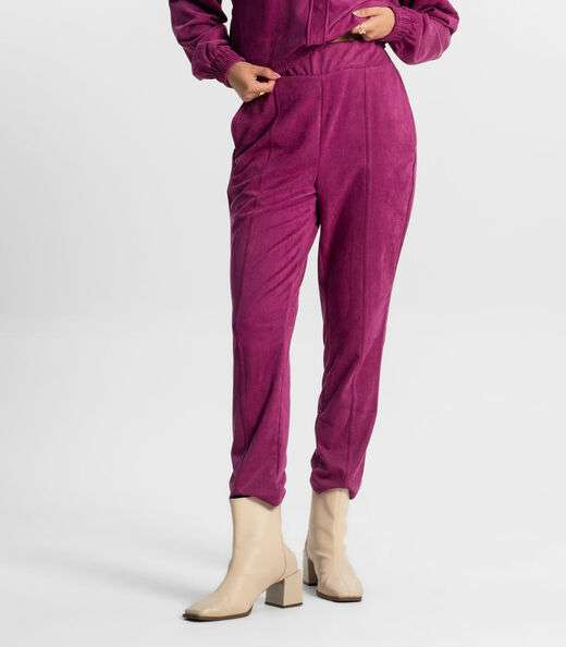 Calça Suede Feminina Rovitex Roxo