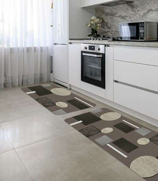 Image_Jogo De Tapetes Para Cozinha Wevans Cinza