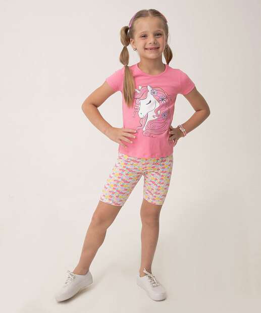 Image_Conjunto Infantil Estampa Unicórnio Marisa Tam 4 a 10 Rosa