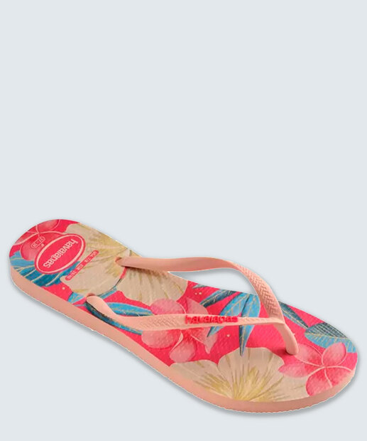 Chinelo Havaianas Feminino Slim Floral 