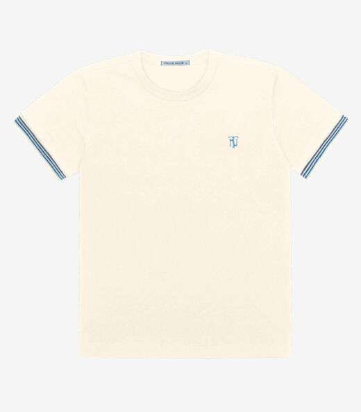 Camiseta masculina Trick Nick Bege