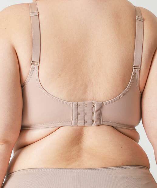 Sutiã Sem Bojo Sem Aro Plus Size DelRio Bege