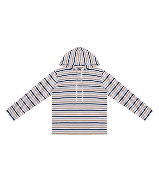 Camiseta Juvenil Masculina Listrada Minty Marrom