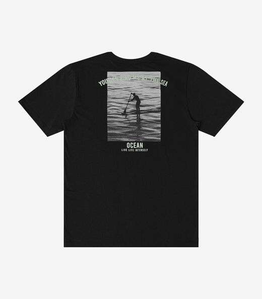Camiseta Juvenil Estampada Masculina Minty Preto