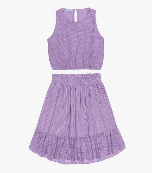 Conjunto Regata Com Saia Screen Shiny Trick Nick Roxo