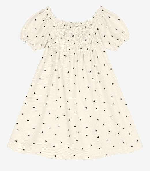 Vestido em Molecotton De Vicose Lurex Trick Nick Off White