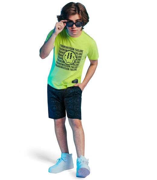 Camiseta Juvenil Masculina Smile Rovitex Verde