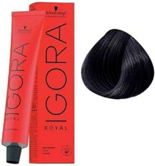 Image_Schwarzkopf Igora Royal Coloração 1/1 Preto Azulado 60ml