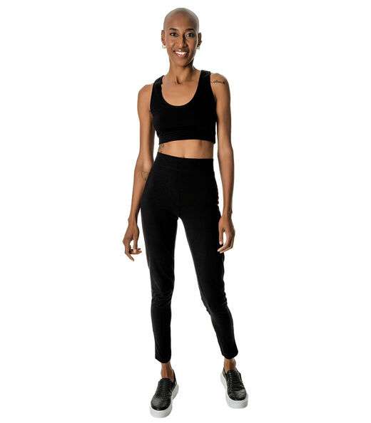Legging Feminina Básica Cotton Rovitex Preto