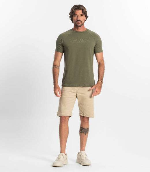 Camiseta Masculina Cotton Leve Diametro Verde