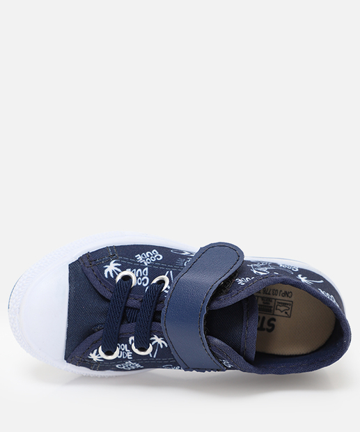 Tênis Infantil Casual Coqueiros Azul