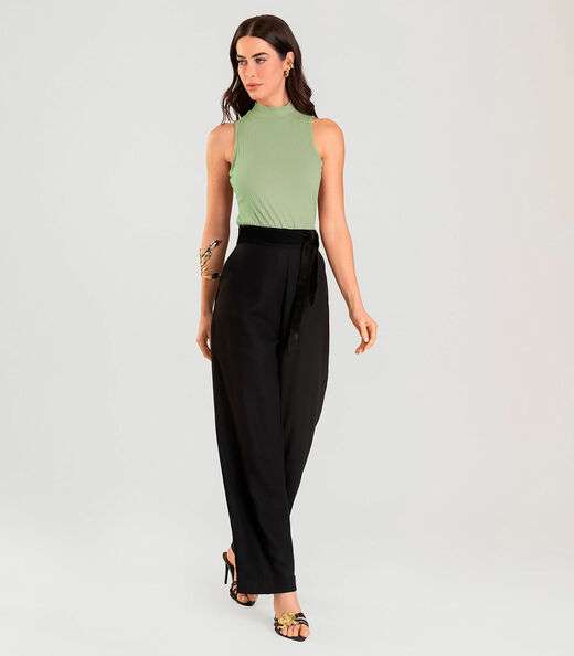 Regata Gola Alta Feminina Dianna Verde