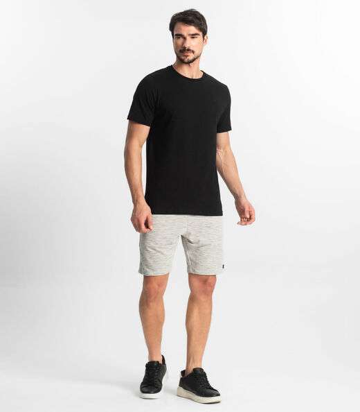 Camiseta Masculina Básica Diametro Preto
