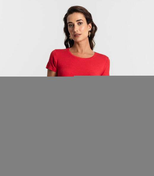 Image_Blusa Feminina manga Curta KO Vermelho