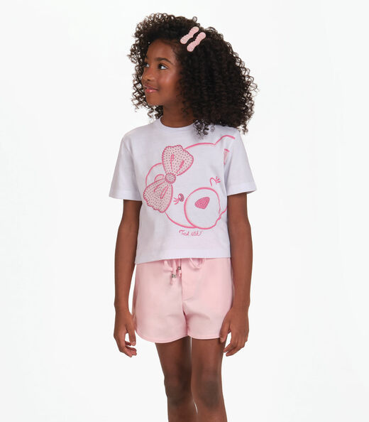 Image_Conjunto Camiseta com Shorts Menina Trick Nick Branco