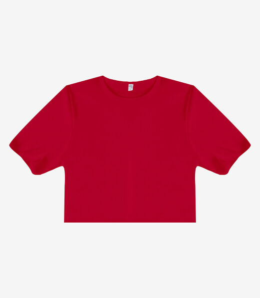 Blusa Feminina Em Tecido Henera Infinita Cor Vermelho