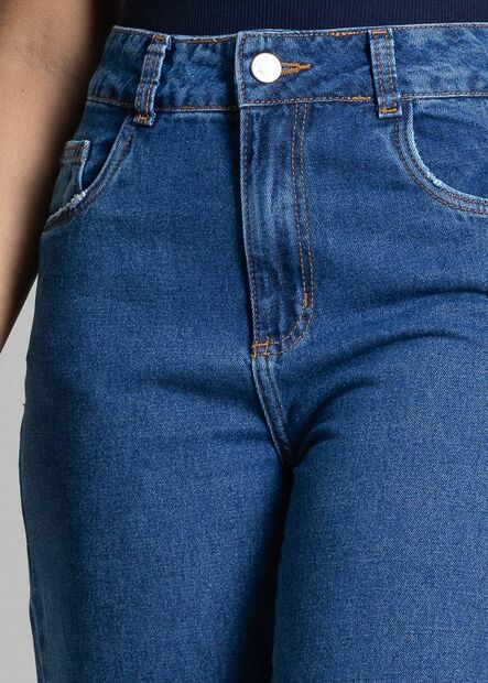 Calça Jeans Sawary Wide Leg Petit - 282884