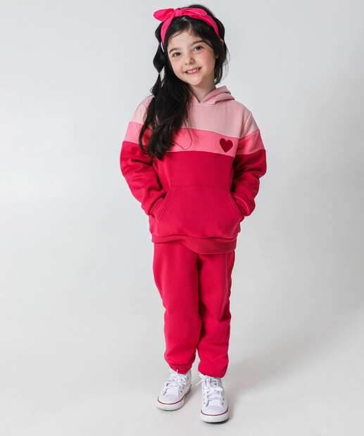 Image_Conjunto Infantil Moletom Bordado Marisa Tam 4 a 10 Rosa