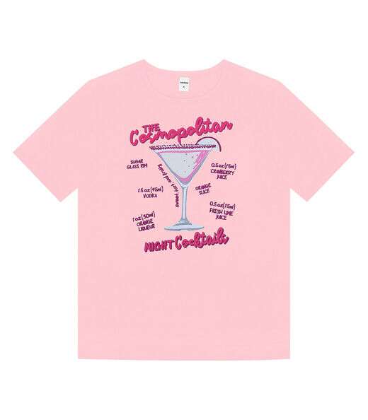 Camiseta Feminina Em Meia Malha Rovitex Rosa