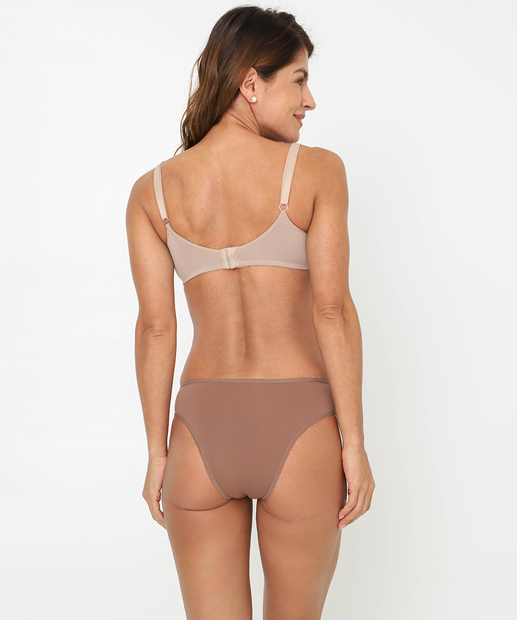 Kit 3 Calcinhas Tanga Animal Print DelRio Marrom