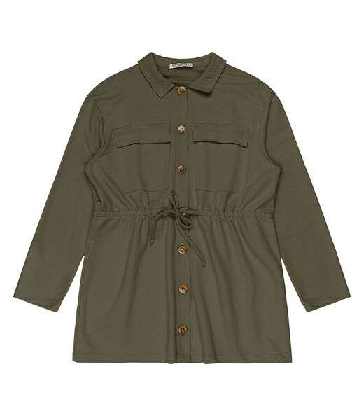 Parka Feminina Plus Size Secret Glam Verde