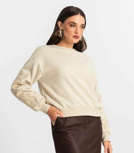 Blusão Feminino Endless Bege