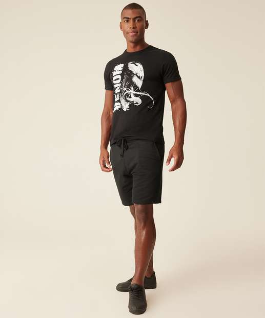 Camiseta Masculina Estampa Venon Manga Curta Marvel