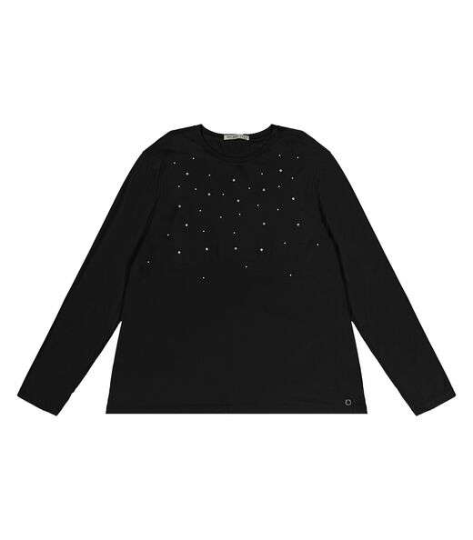 Image_Blusa Plus Size Feminina Manga Longa Secret Glam Preto