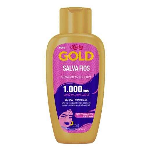 Shampoo Niely Gold 275ml Salvo Fios