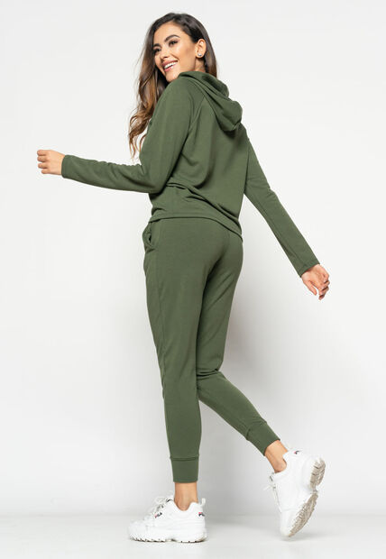 Casaco  Comfy Com Capuz Moletinho Verde