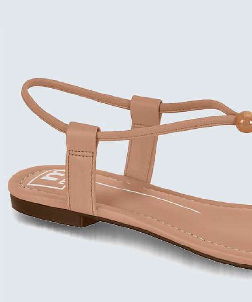 Sandália Feminina Rasteira Moleca 