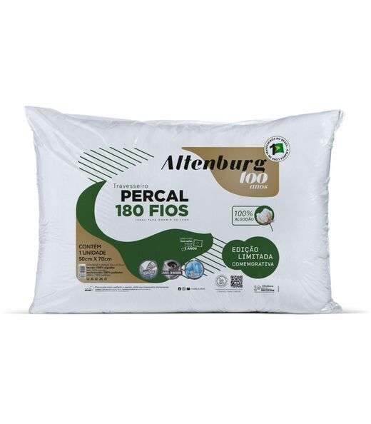 Image_Travesseiro Percal 180 Fios Altenburg Branco