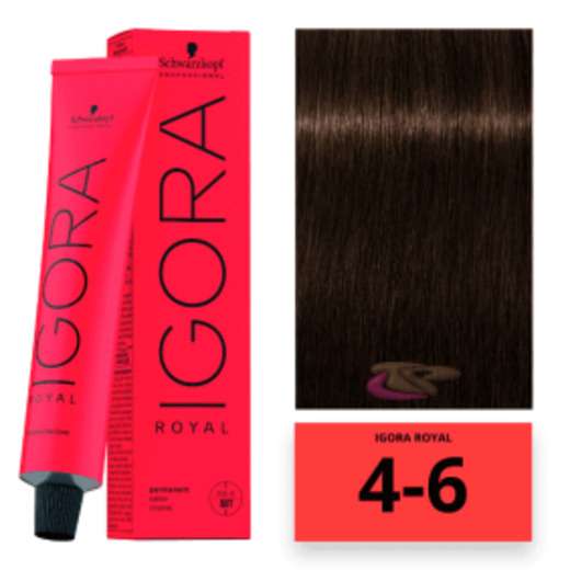 Image_Schwarzkopf Igora Royal Coloração 4-6 Castanho Médio Marrom 60ml