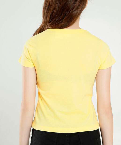 Camiseta Juvenil Manga Curta Snoopy Tam 10 a 16