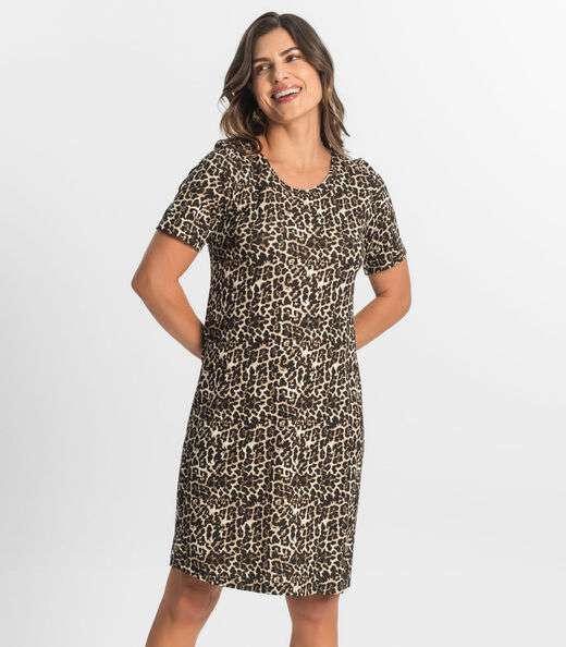 Image_Vestido Feminino Estampado Select Bege