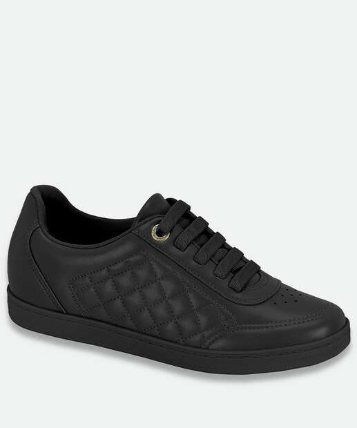 Image_Tênis Casual Feminino Matelassê Modare Preto