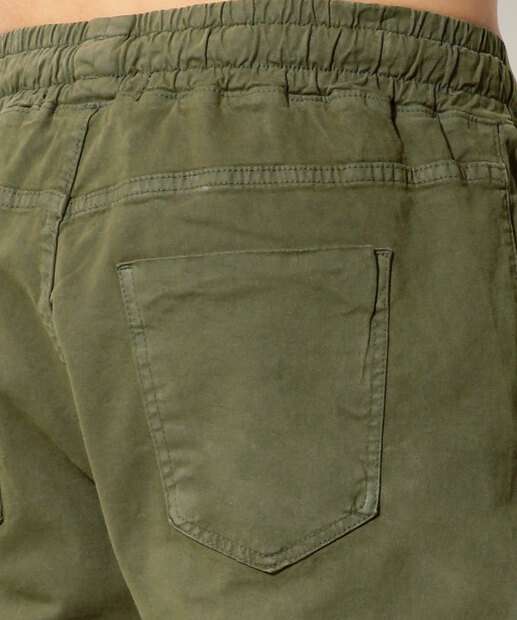 Calça Masculina Sarja Jogger Bolsos MR 