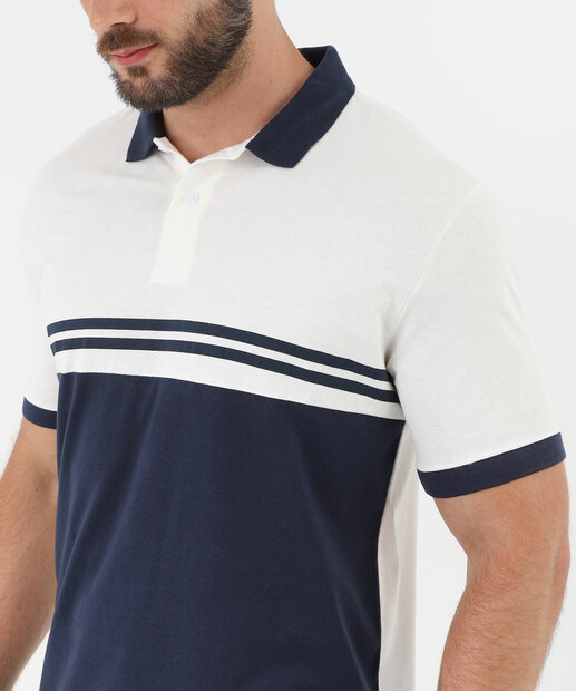 Camisa Polo Masculina Marisa Branca