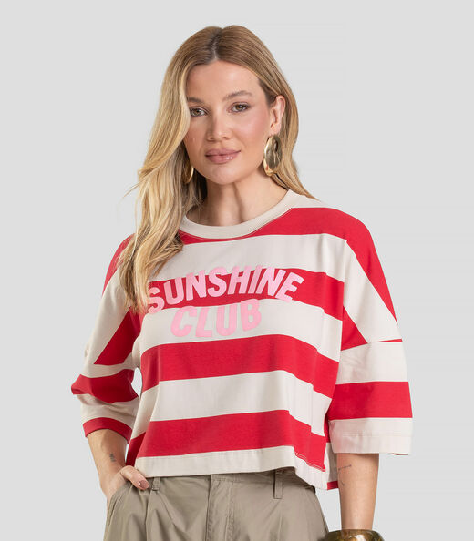 Image_T- Shirt Feminina Cropped Dianna Vermelho