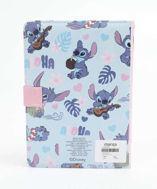 Caderneta Anotações Estampa Stitch Disney