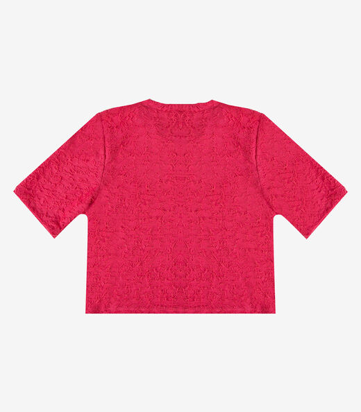 Blusa Feminina Em Malha Cocai Infinita Cor Rosa