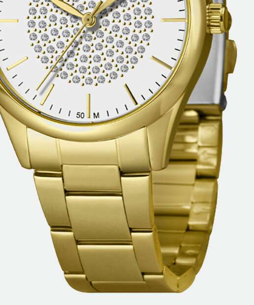 Kit Relógio Feminino Strass Lince LRGJ155L36KBO8B2KX